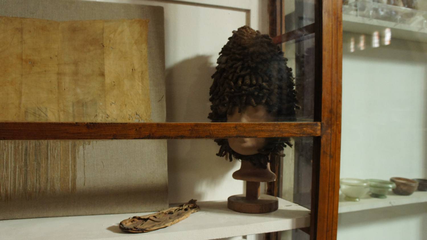 Les perruques, comme celle-ci exposée au Musée égyptien du Caire, étaient des atours populaires parmi les riches Égyptiens de l’Antiquité (Creative Commons/Zeinab Mohamed)