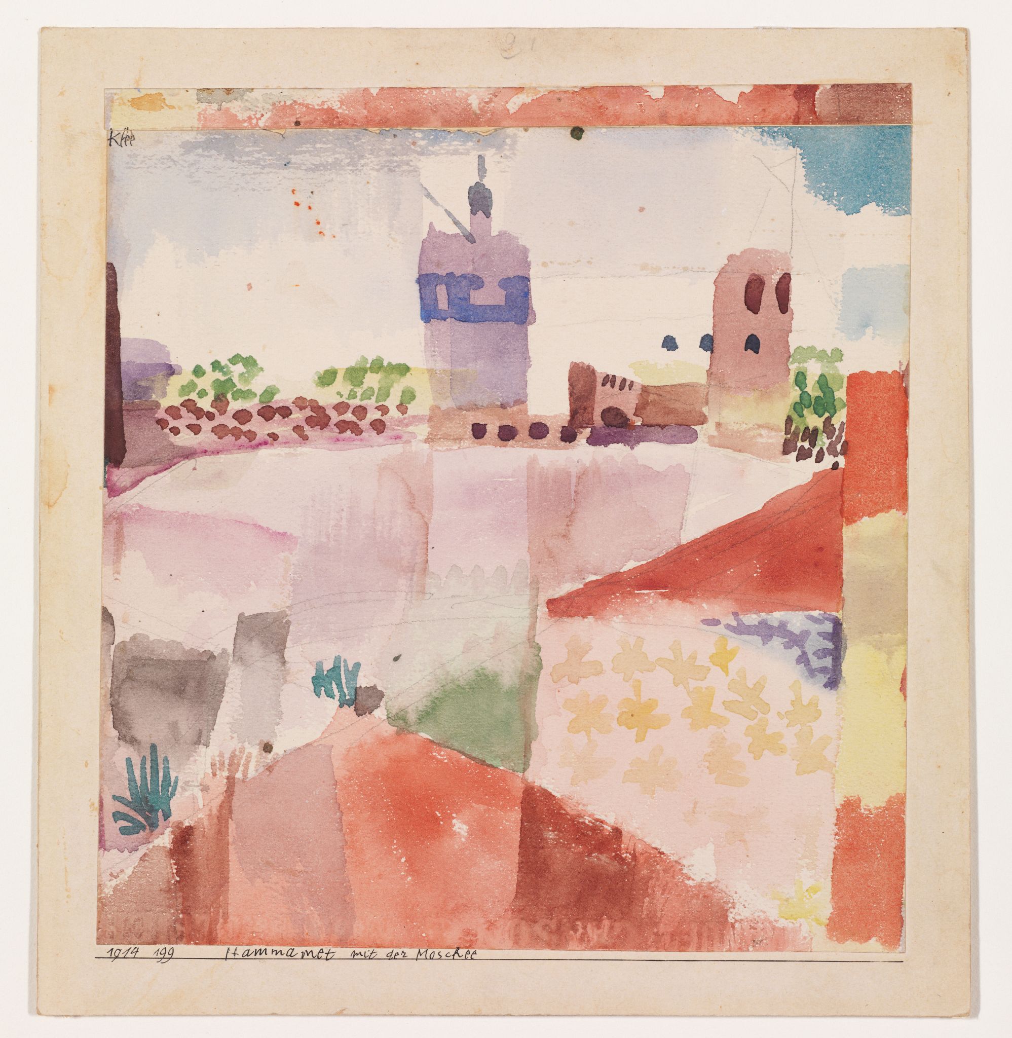 Klee's Hammamet with its Mosque, (1914) is on display at New York's Metropolitan Museum of Art (Artists Rights Society)