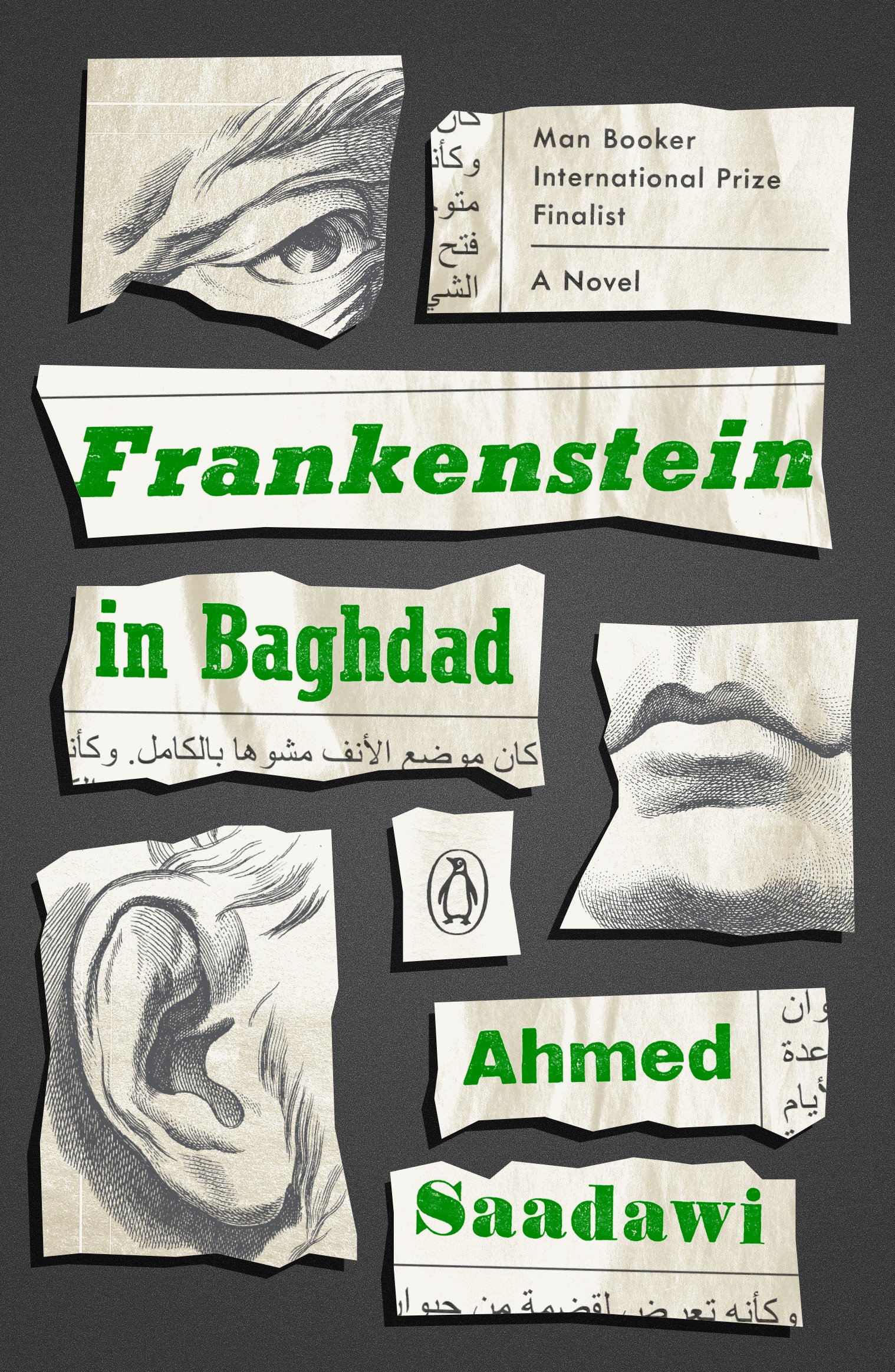 The US edition of Ahmed Saadawi’s Frankenstein in Baghdad.