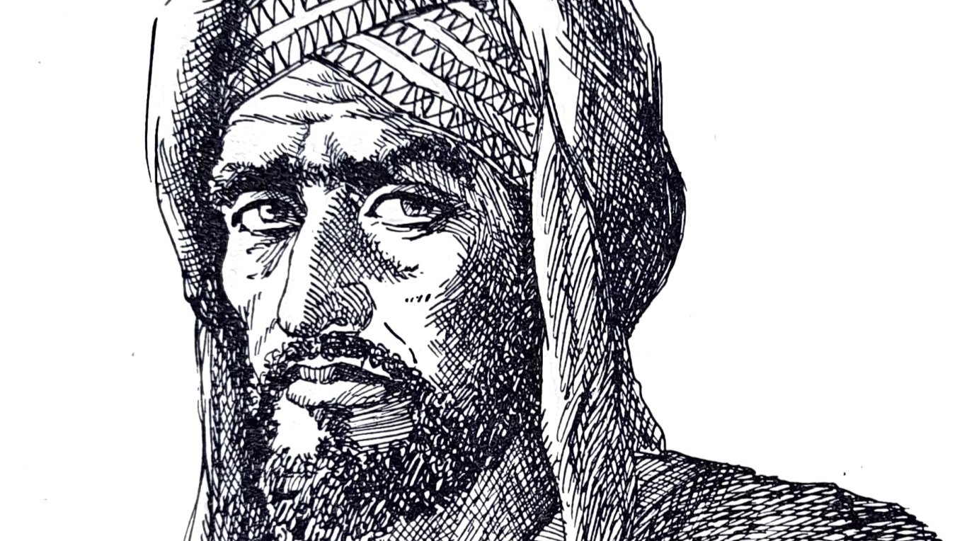Représentation du poète arabe classique Imrou al-Qays (Wikimedia)