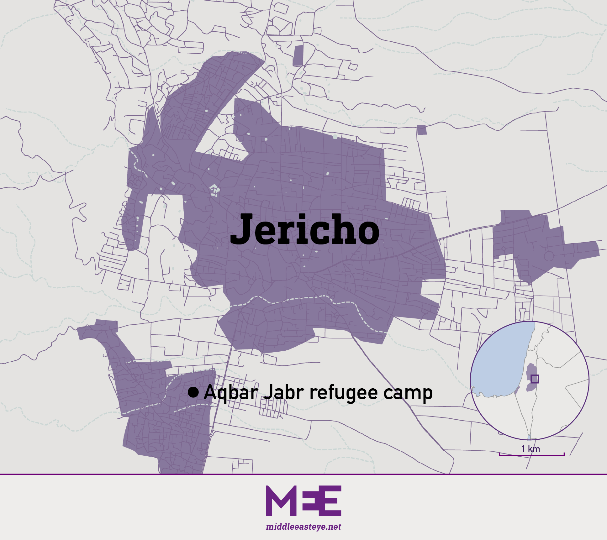 Jericho map