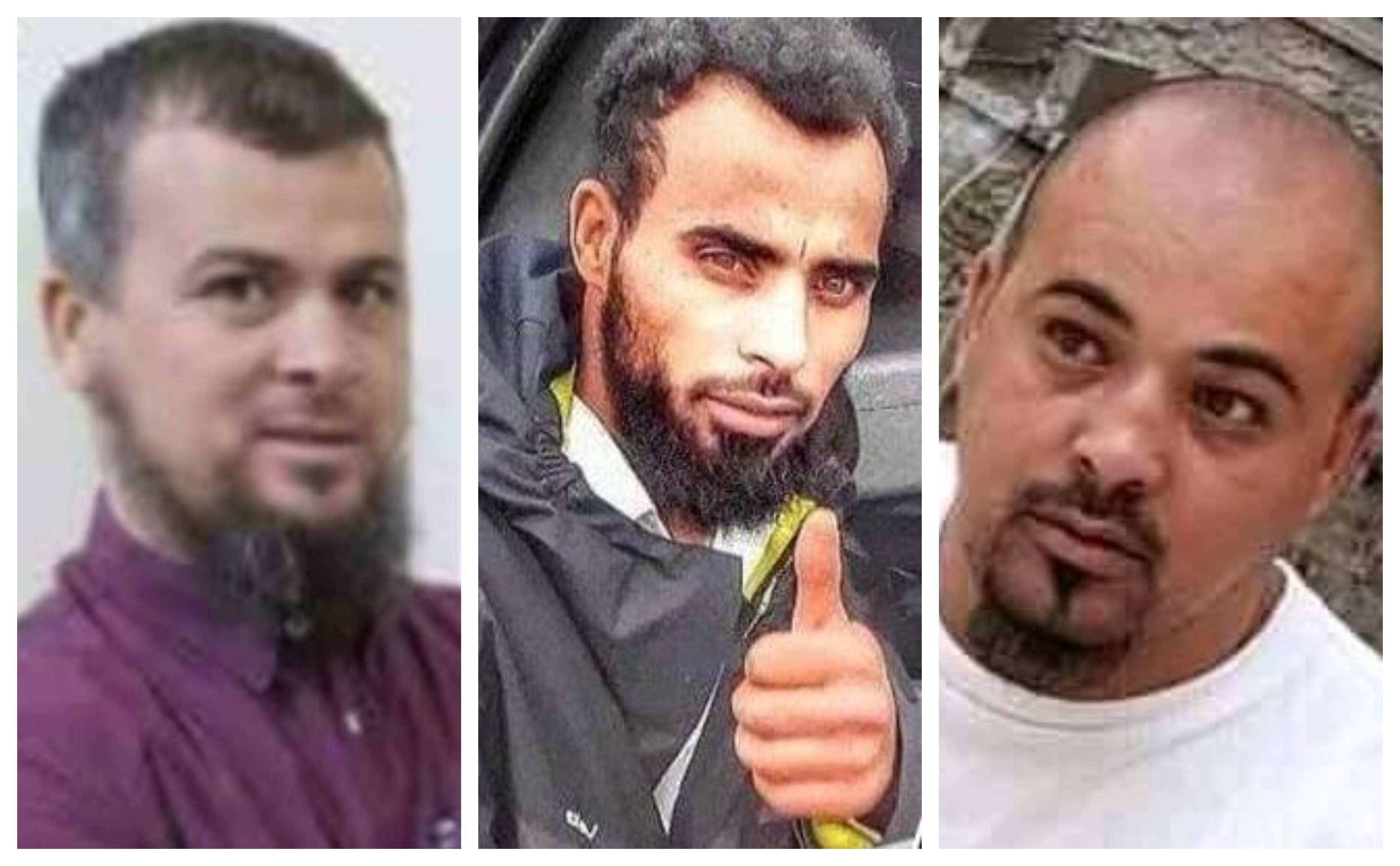 A combination of photos showing Mohammed, Mohsen and Abdul-Rahim al-Kani (Social media)