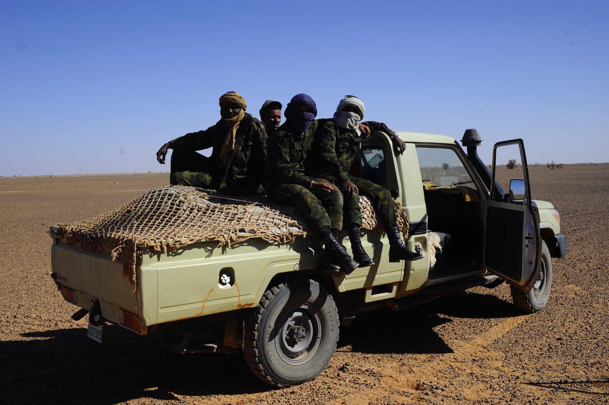Polisario fighters