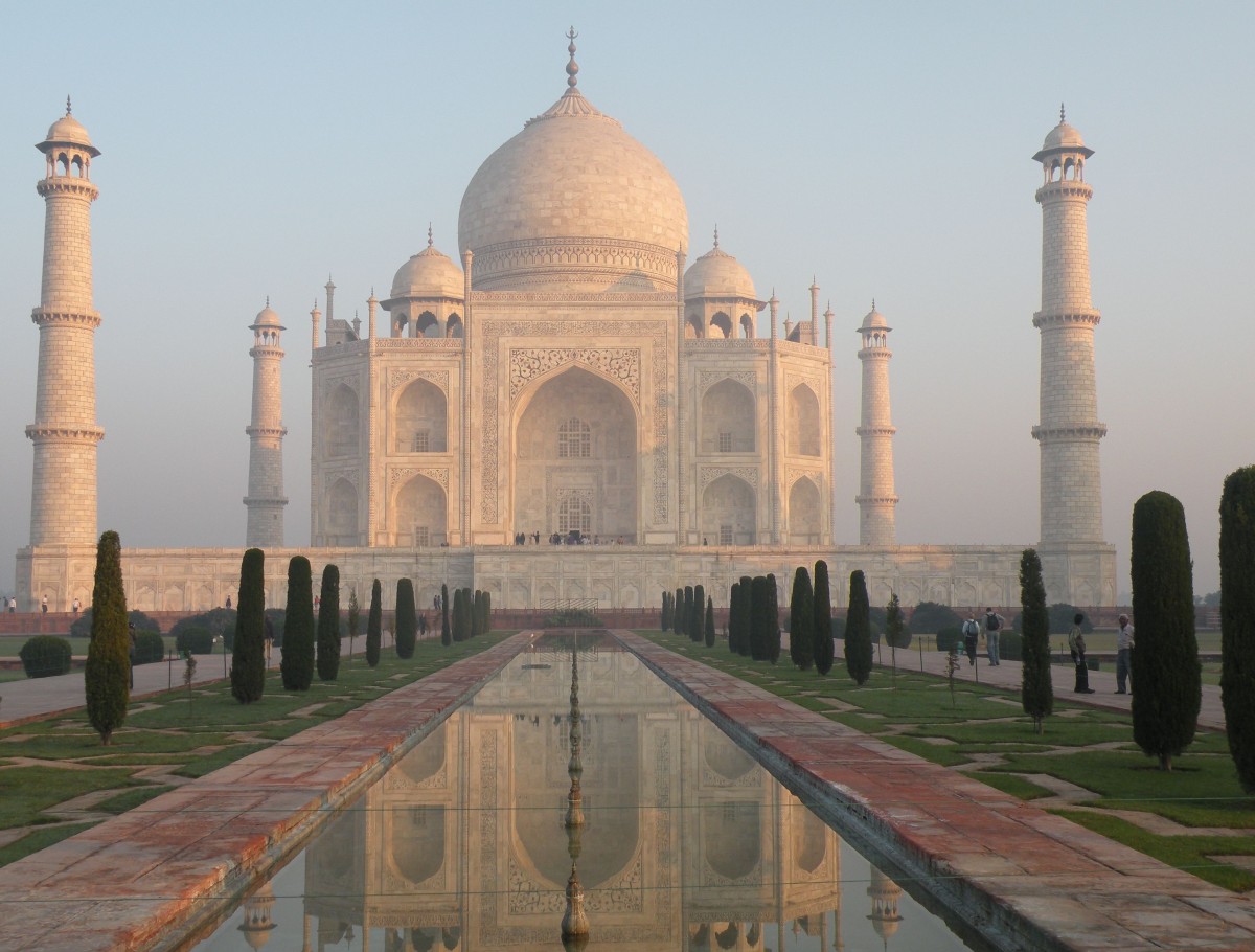 The Taj Mahal garden is inspired by Islam's four gardens of Paradise as described in the Quran (Emma Clark)