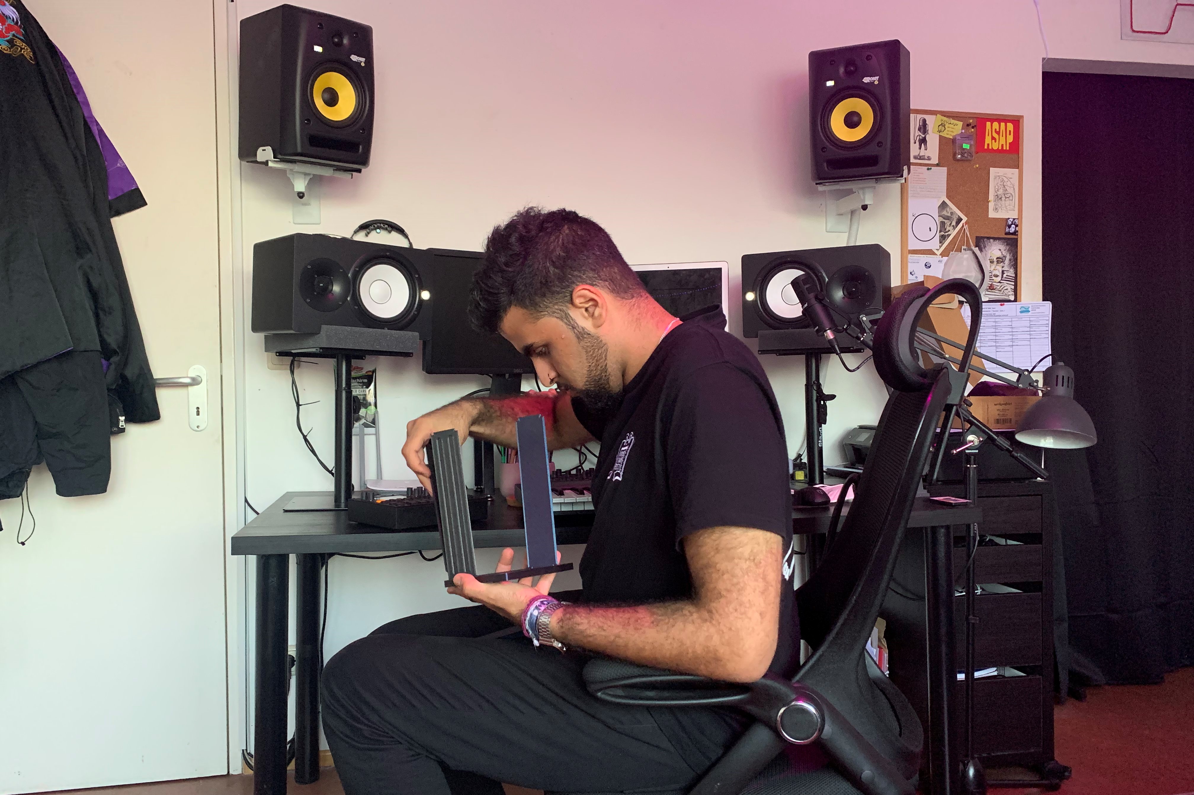 Yazan Arori, is optimistic about the changing narrative around Palestine in Berlin's music scene (Matt Unicomb)