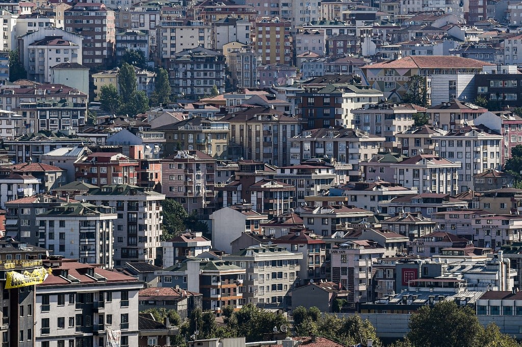 Buildings near the Gaziosmanpasa district in Istanbul, Turkey, 5 August 2019.