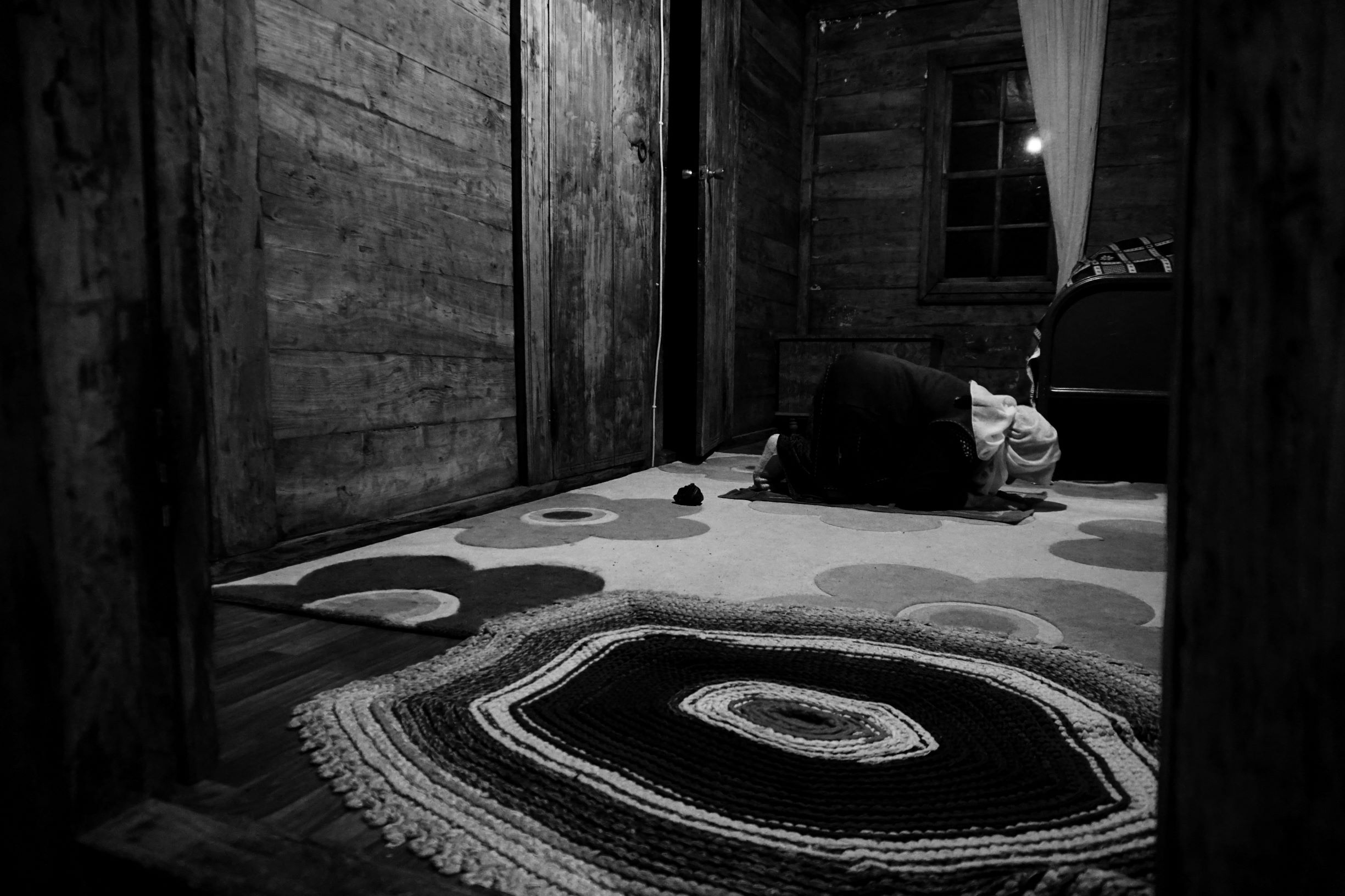 Ms Vaic during a night prayer. The Homshetsi widely identify as Muslims (Nimet Kirac / MEE)