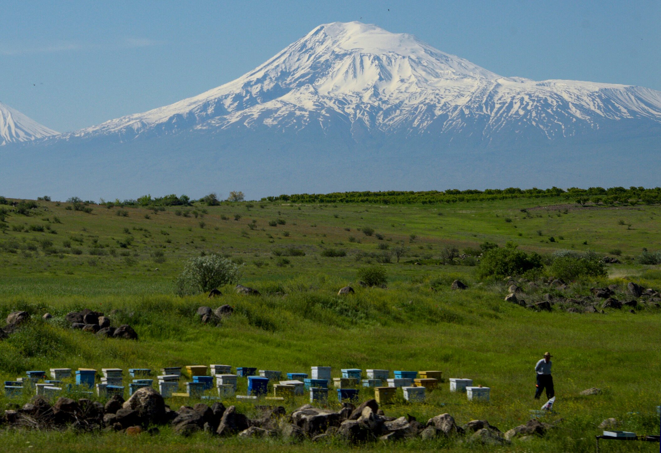 Mount Ararat on the Turkish-Armenian border