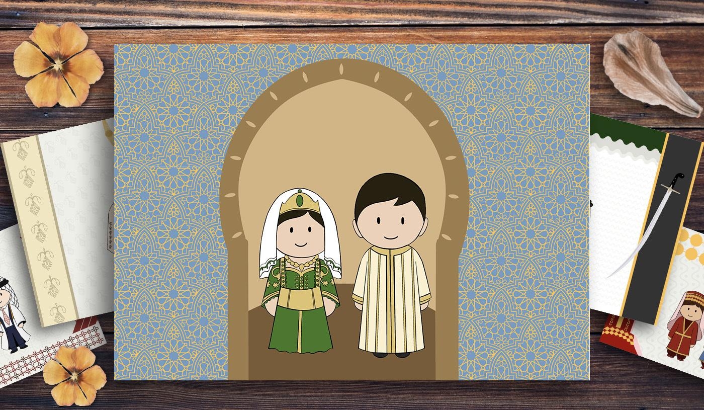 De nombreuses traditions nuptiales marocaines ont traversé les siècles et témoignent de la richesse de la culture du pays (illustration de MEE)