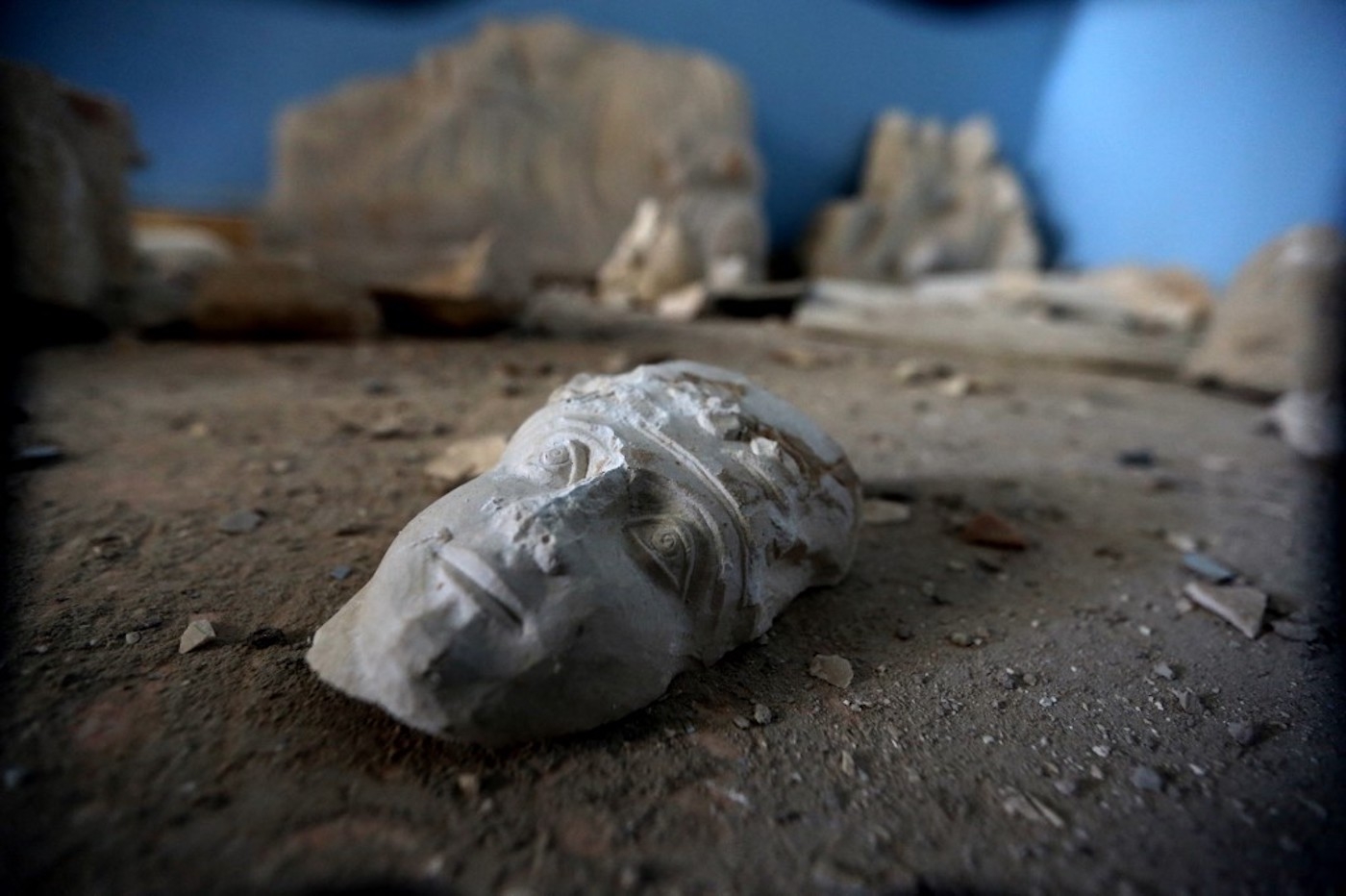 Vestige détruit à Palmyre (AFP)