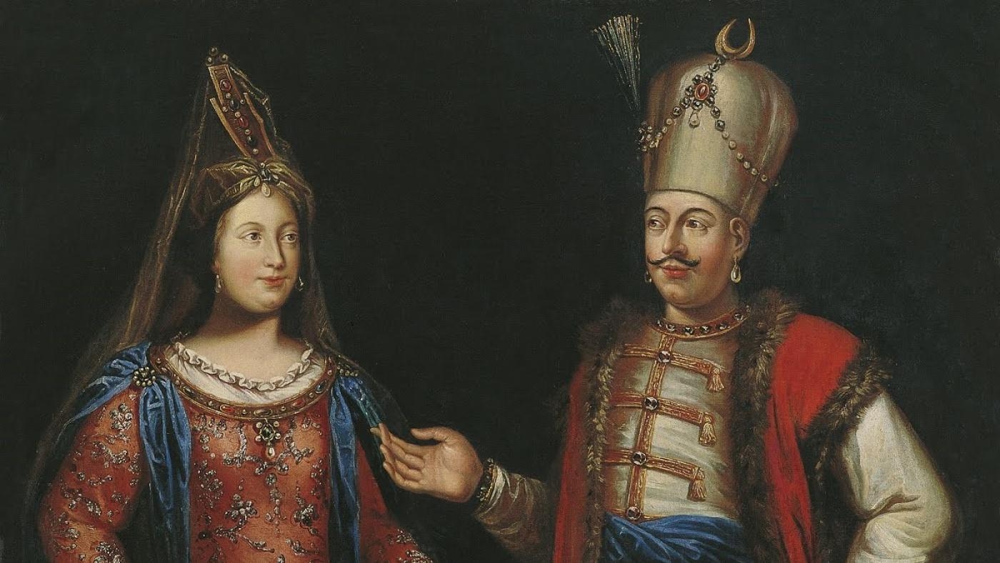 Le sultan ottoman et sa haseki, artiste anonyme (Wikimedia)