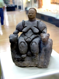 Seated woman catalhoyuk